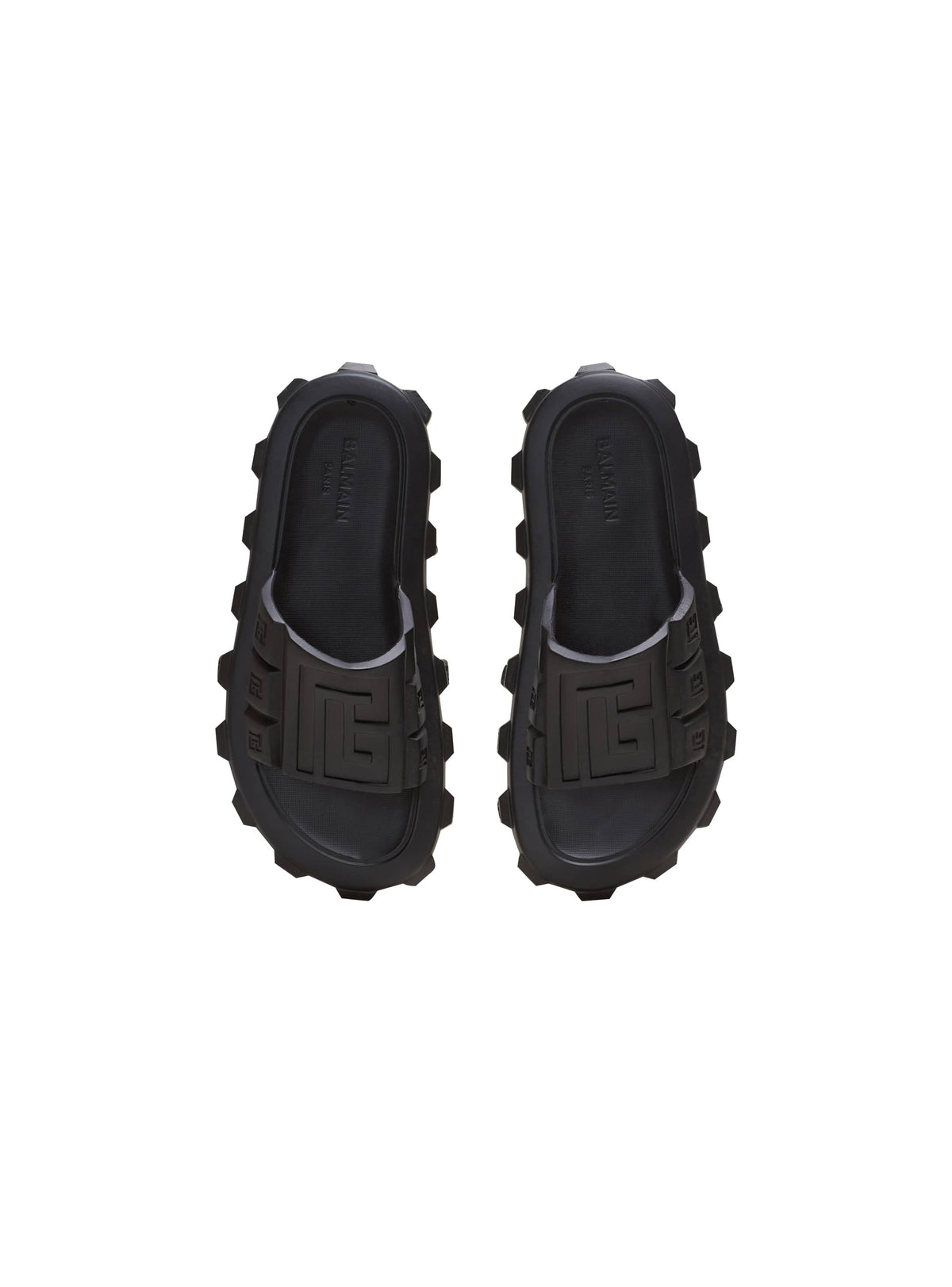 Mules plates ari - Noir