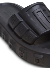 Mules plates ari - Noir
