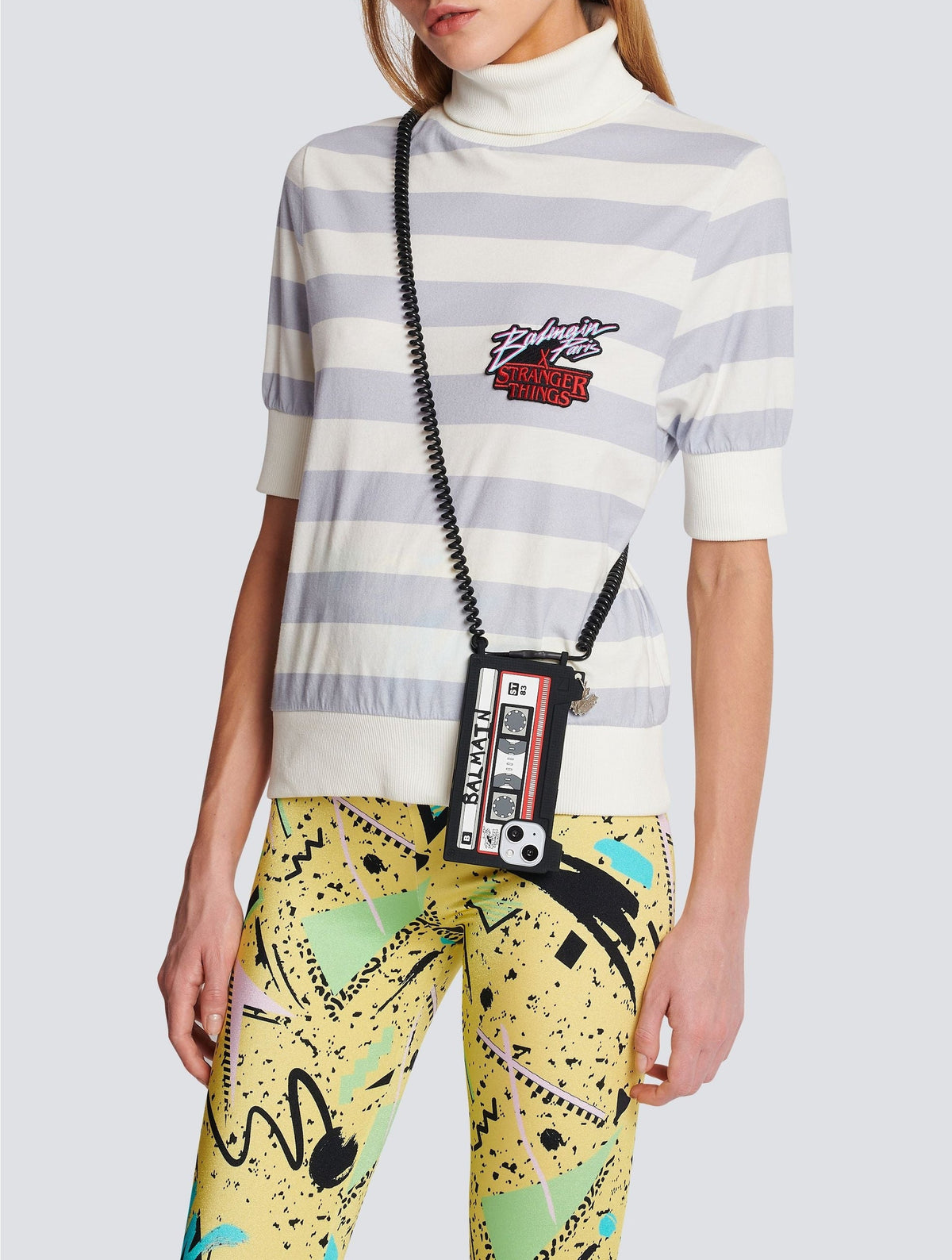 Coque de téléphone Balmain x Stranger Things - Noir