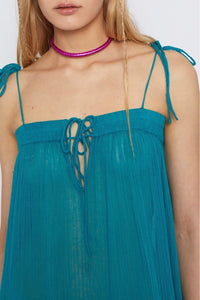 Robe Anais coupe longue - Ocean