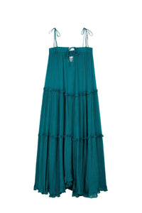 Robe Anais coupe longue - Ocean