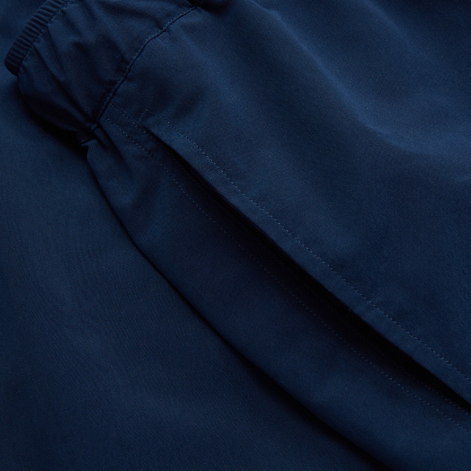 Short de bain à cordon tressé  - Bleu