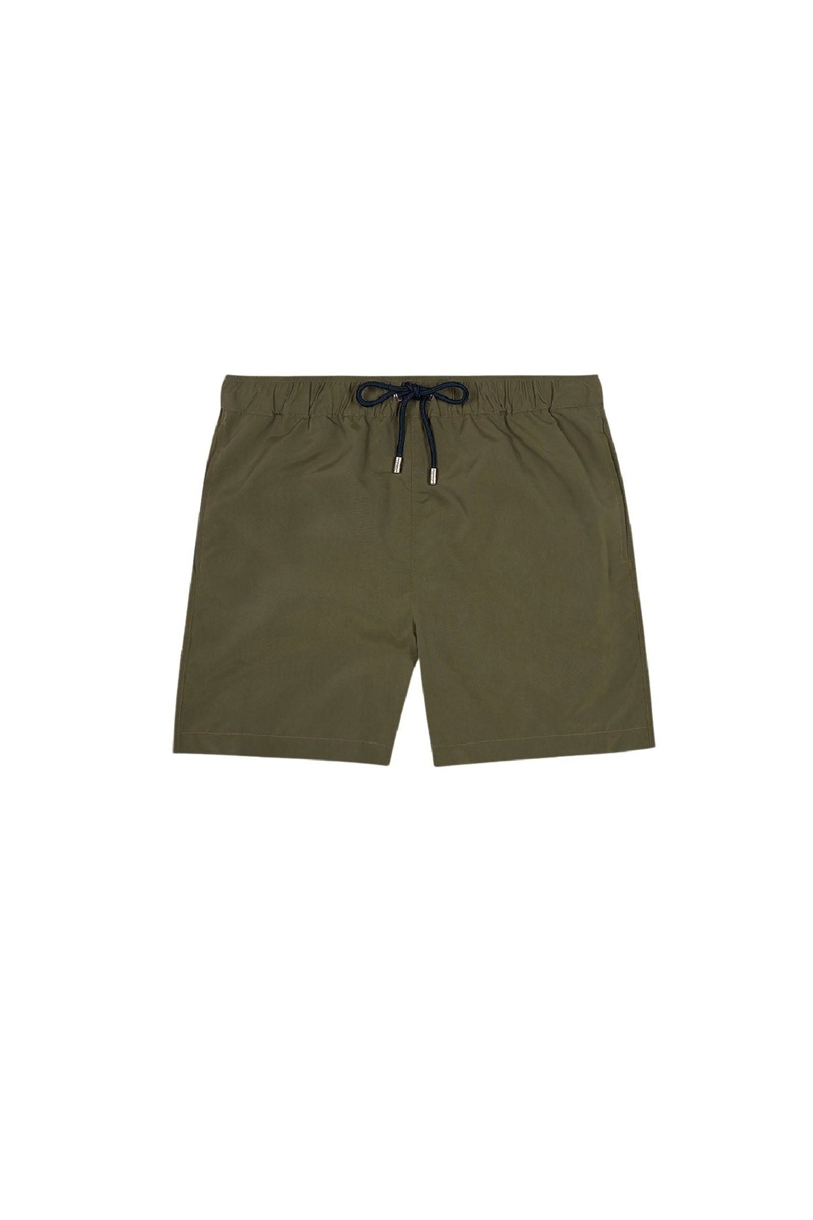 Braided drawstring swim shorts - Green & Blue