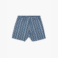Short de bain à motif géométrique imprimé - Multicolore