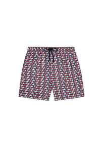 Short de bain à motif géométrique - Multicolore