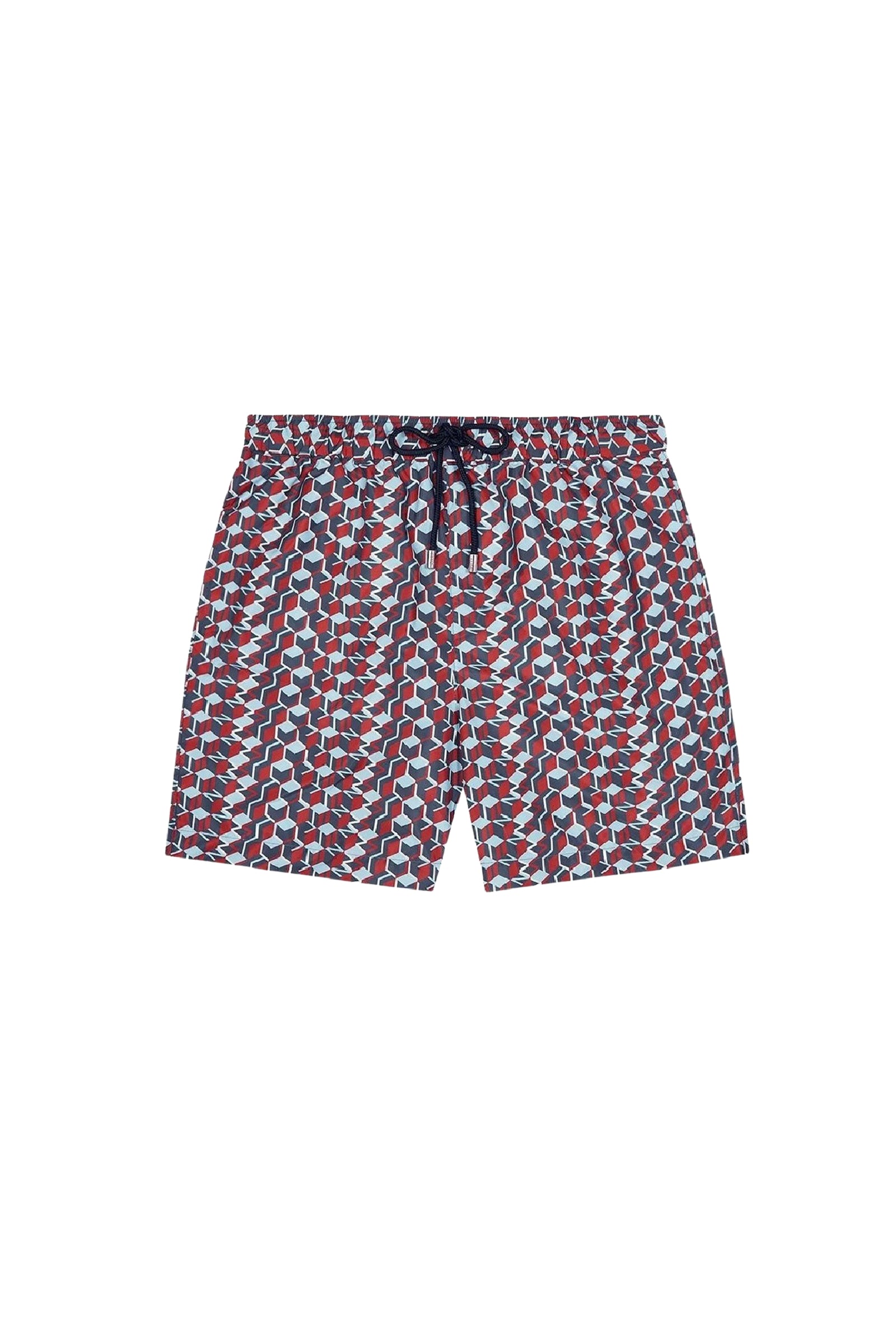 Short de bain à motif géométrique - Multicolore