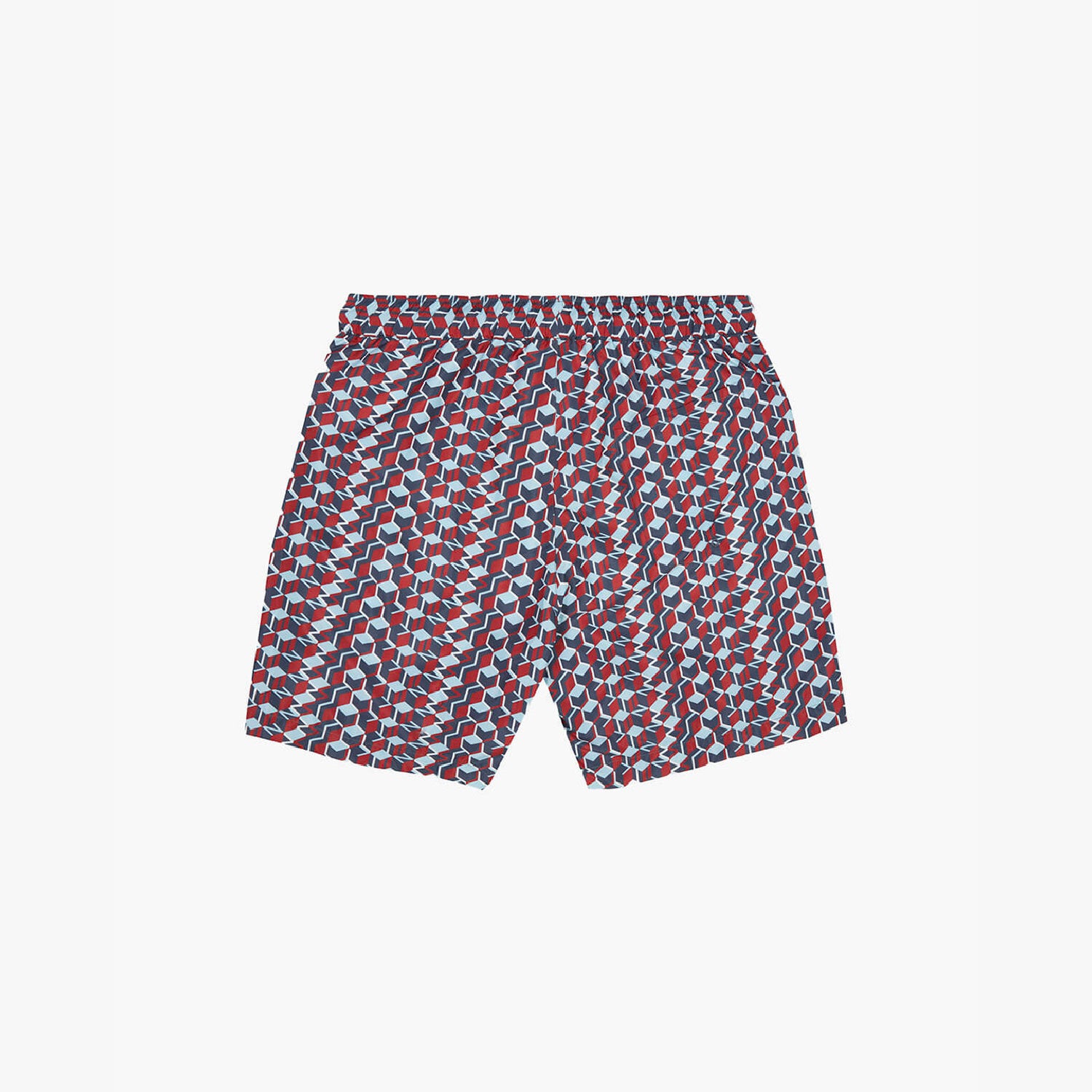 Short de bain à motif géométrique - Multicolore