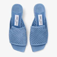 Mules Ander 50 en daim jean - Denim