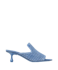 Mules Ander 50 en daim jean - Denim