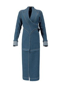 Curva adjustable denim jacket - Denim