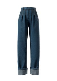 Nevy trousers in denim - Denim