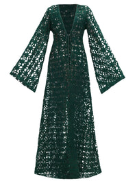 Ndu lace kimono - Emerald