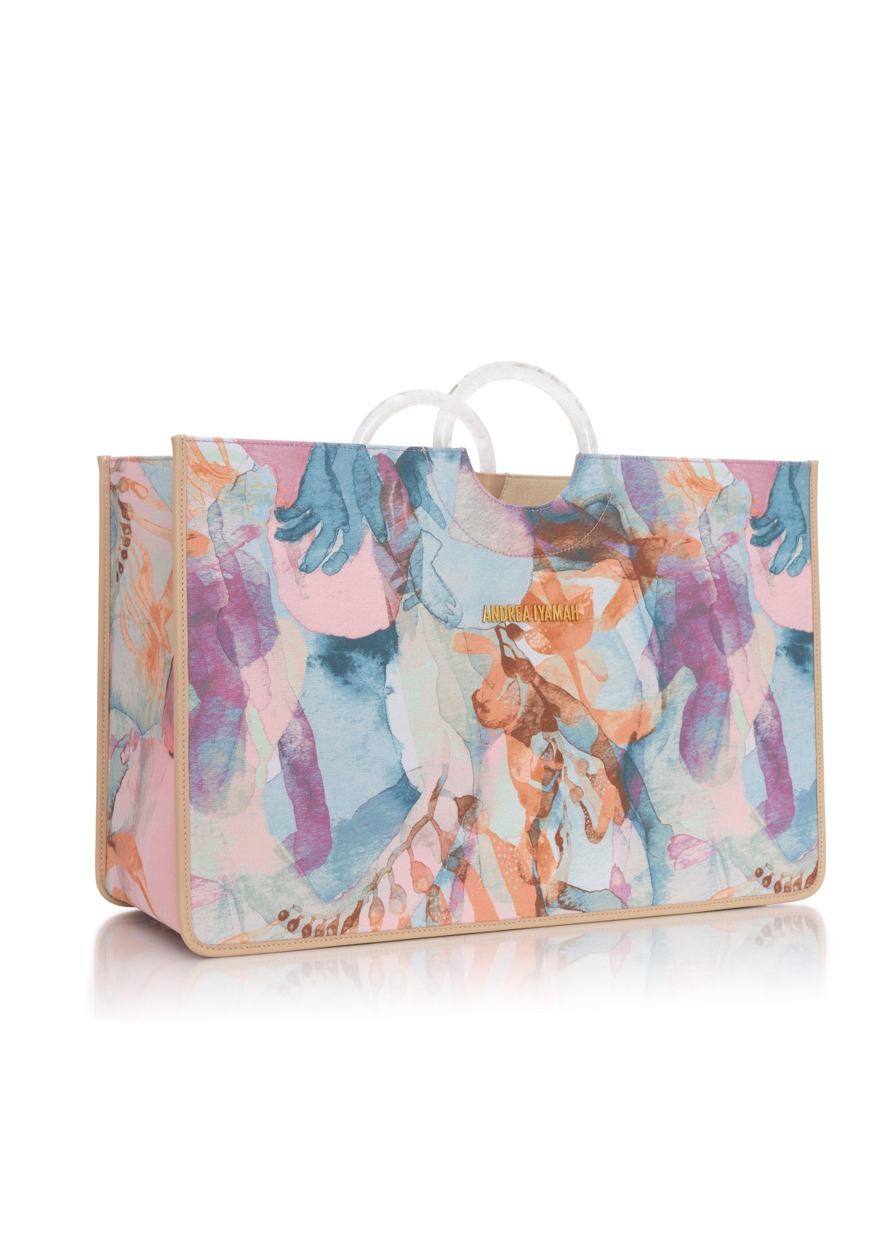 Escape fabric tote bag - Zuli Print