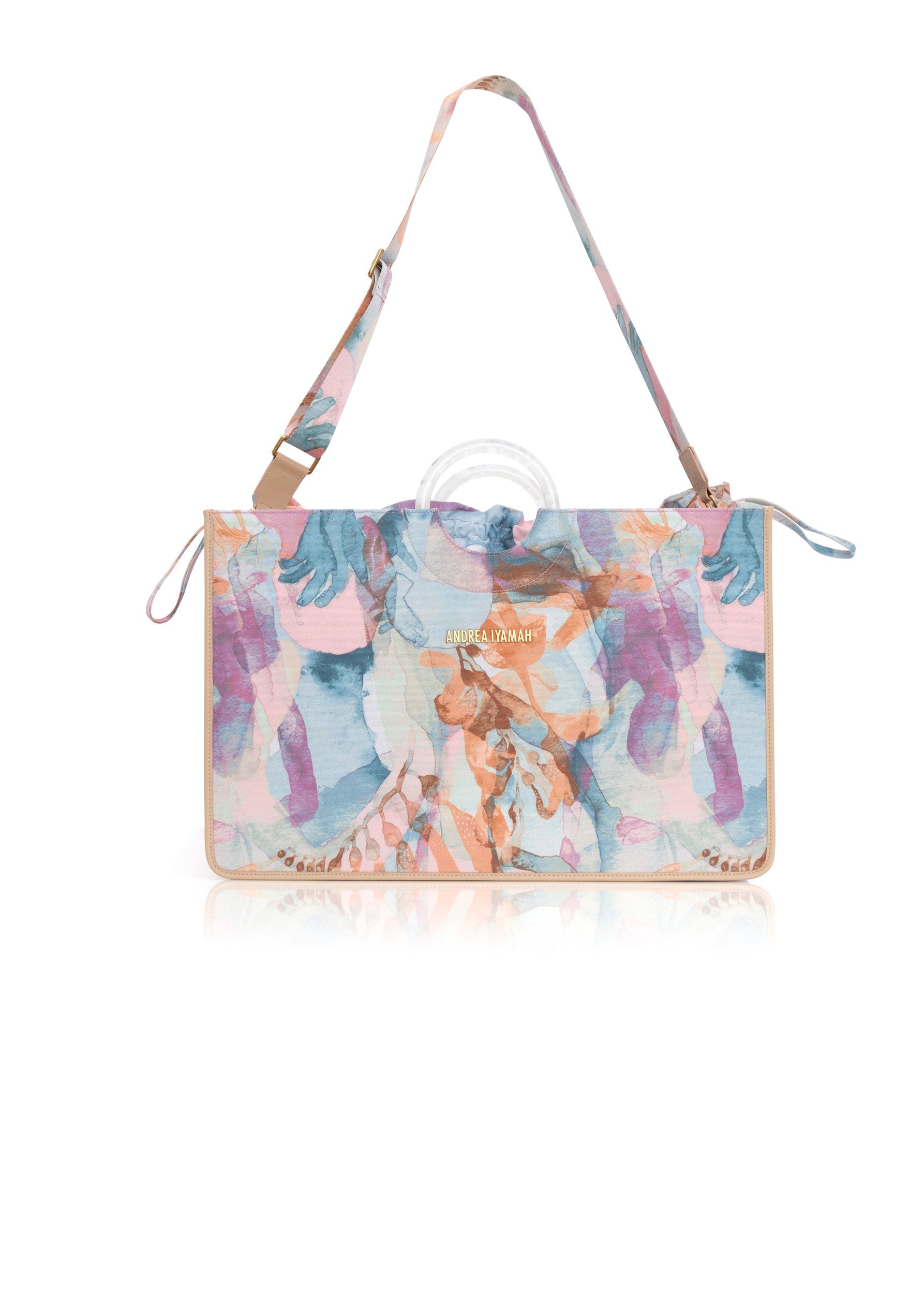 Escape fabric tote bag - Zuli Print
