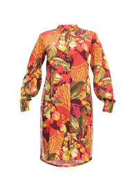 Uchi satin buttoned tunic - Kola