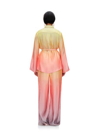 Bata tie and dye straight trousers - Adwa Light