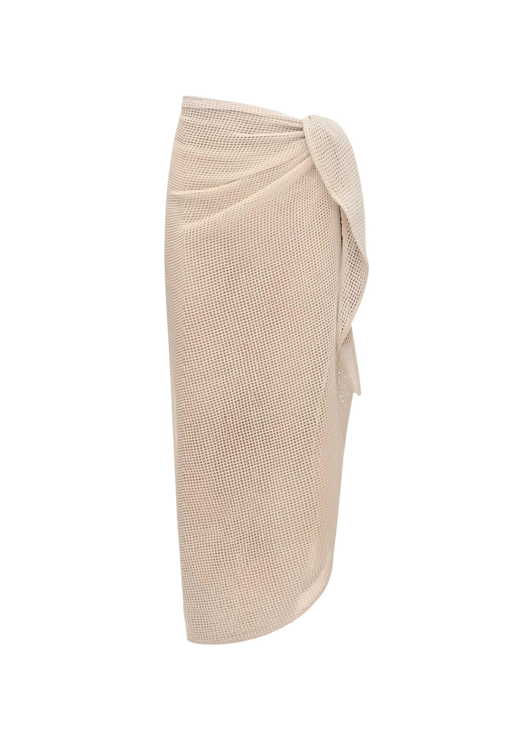 Zura mesh sarong - Bone