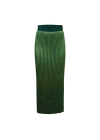 Beka pleated maxi skirt - Emerald