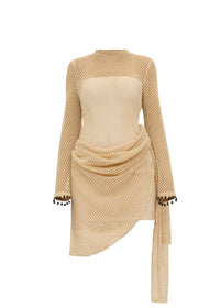 Egu fringed midi dress - Butter