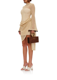 Egu fringed midi dress - Butter