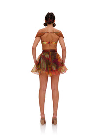 Eyo fringed bikini top - Kola Print