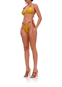 Inti reversible printed triangle bikini top - Kola Print