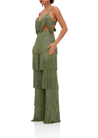 Bralette Obi à franges - Rosemary
