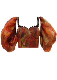 Blouse Omma à manches bouffantes - Kola Print