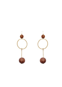 Boucles d'oreilles Opa en métal - Bronze