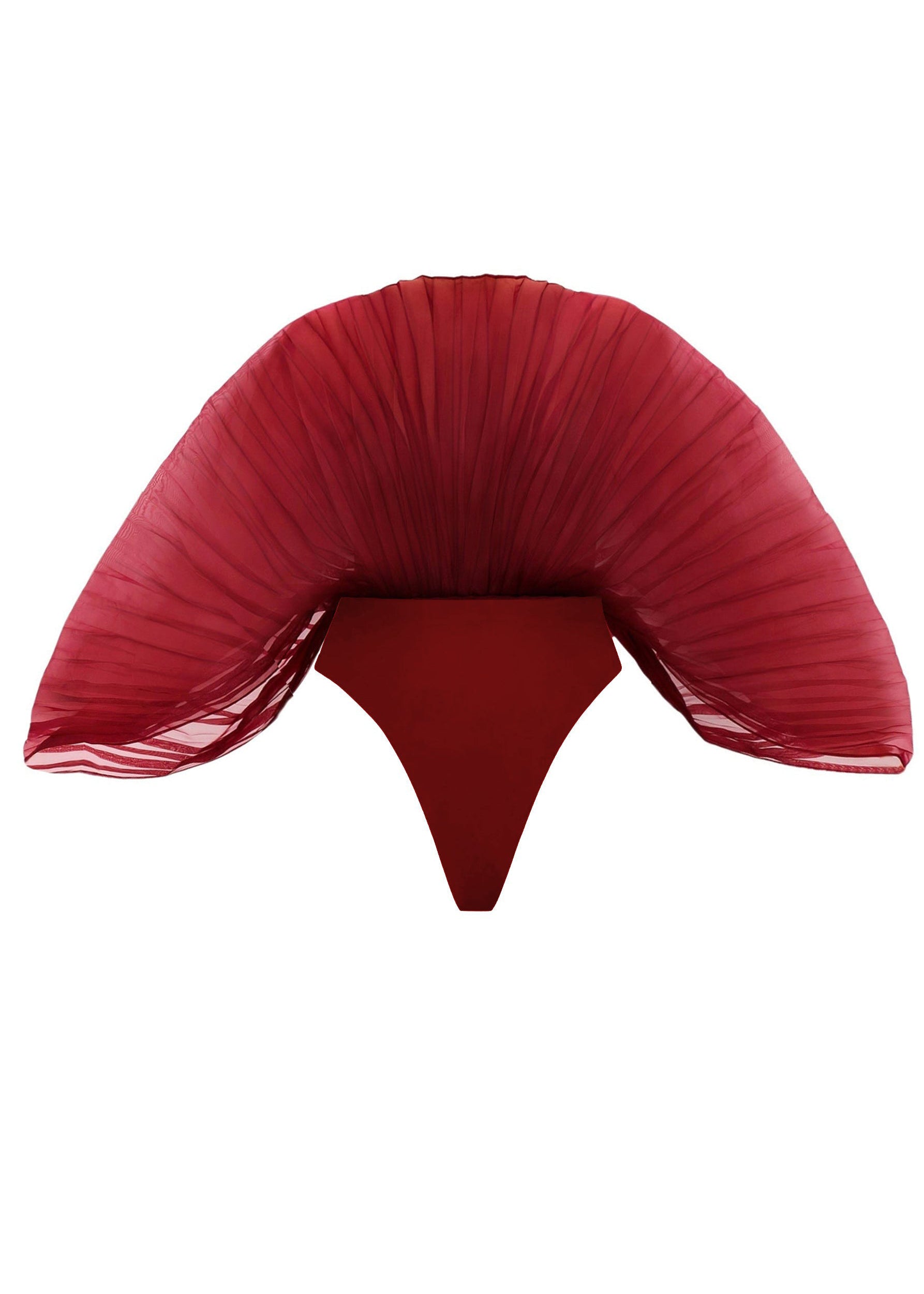 Body Sombra sculptural drapé - Wine