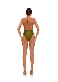 Uwa reversible printed bikini bottoms - Kola Print