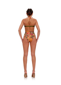 Uwa reversible printed bikini bottoms - Kola Print