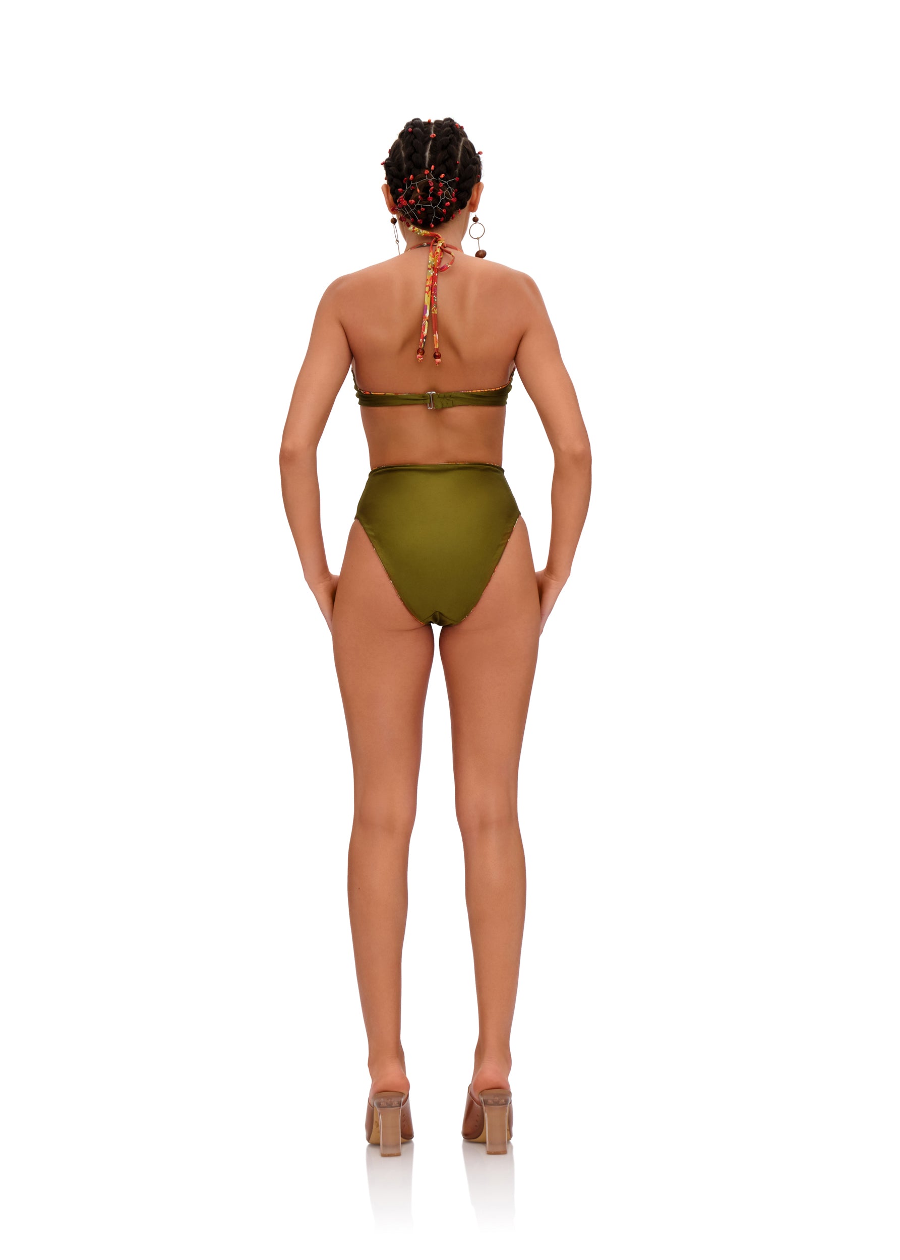 Haut de bikini balconnet Uwa réversible et imprimé - Kola Print