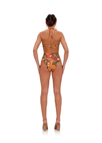 Reversible printed Uwa bikini bottoms - Kola Print