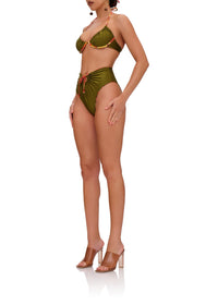 Reversible printed Uwa bikini bottoms - Kola Print