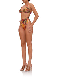 Haut de bikini balconnet Uwa réversible et imprimé - Kola Print