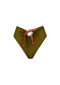 Uwa reversible printed bikini bottoms - Kola Print