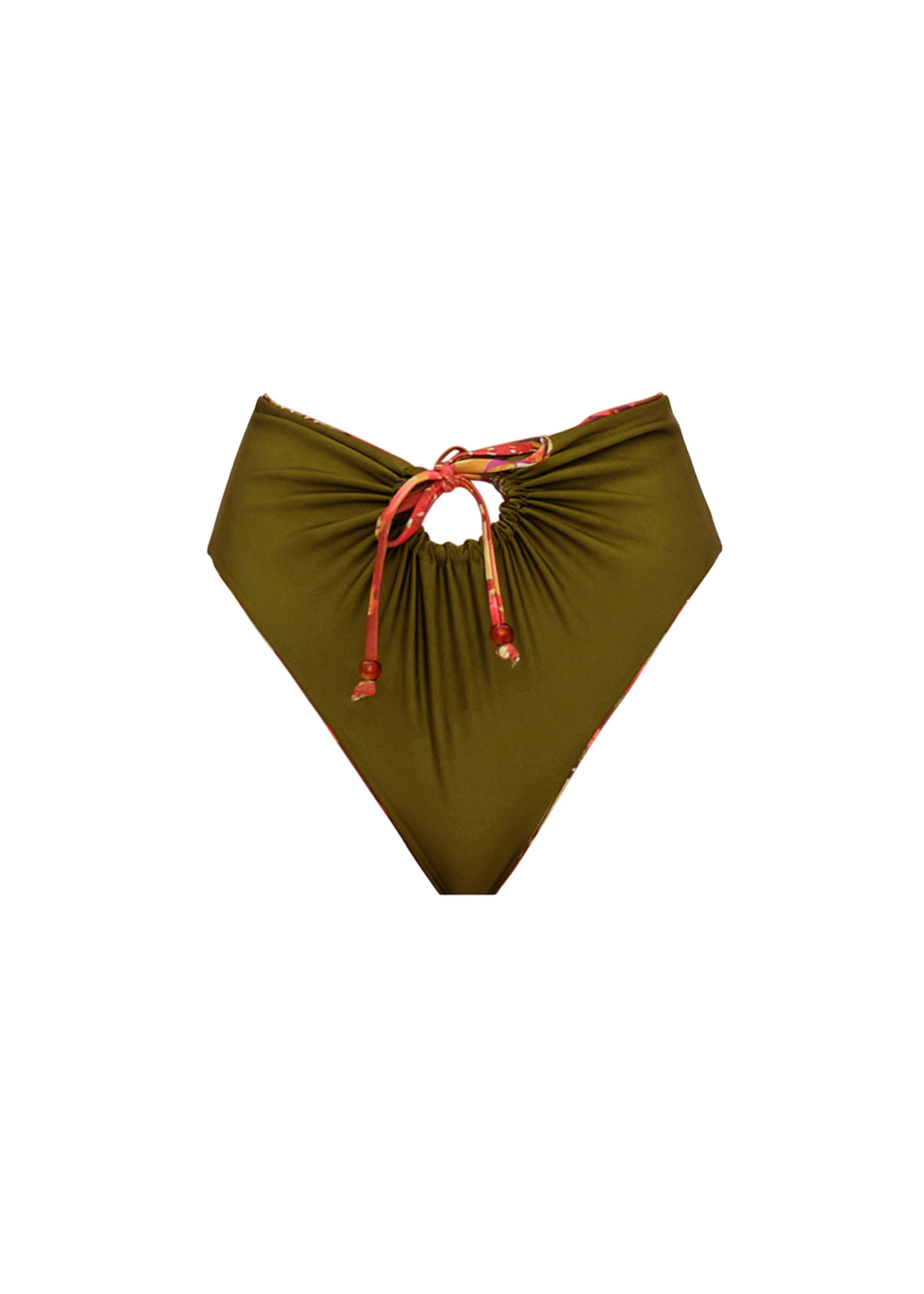 Uwa reversible printed bikini bottoms - Kola Print