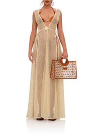 Uyi slit maxi dress - Butter