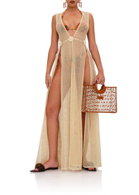 Uyi slit maxi dress - Butter
