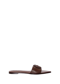 Mules Voca en cuir - Dark Brown