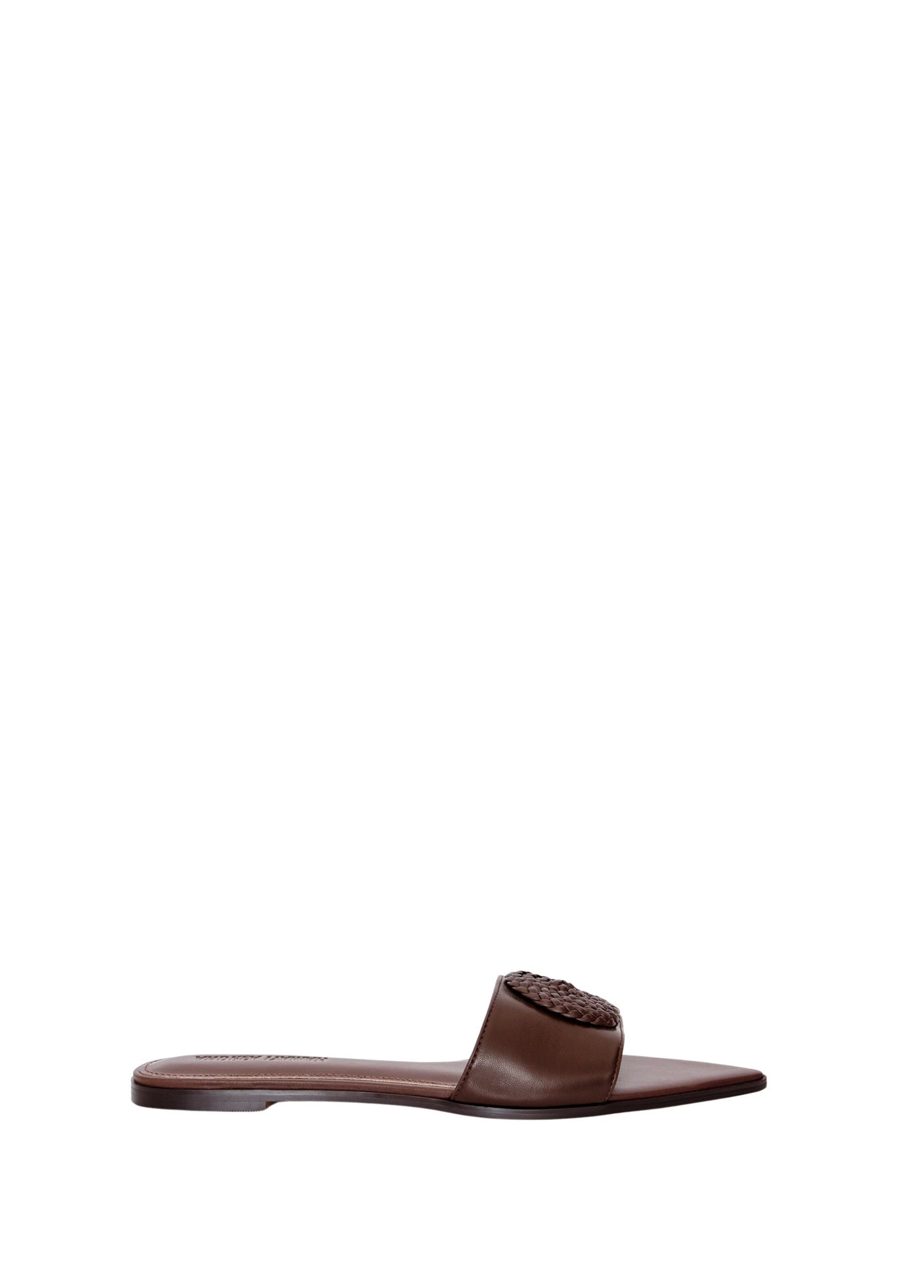 Mules Voca en cuir - Dark Brown