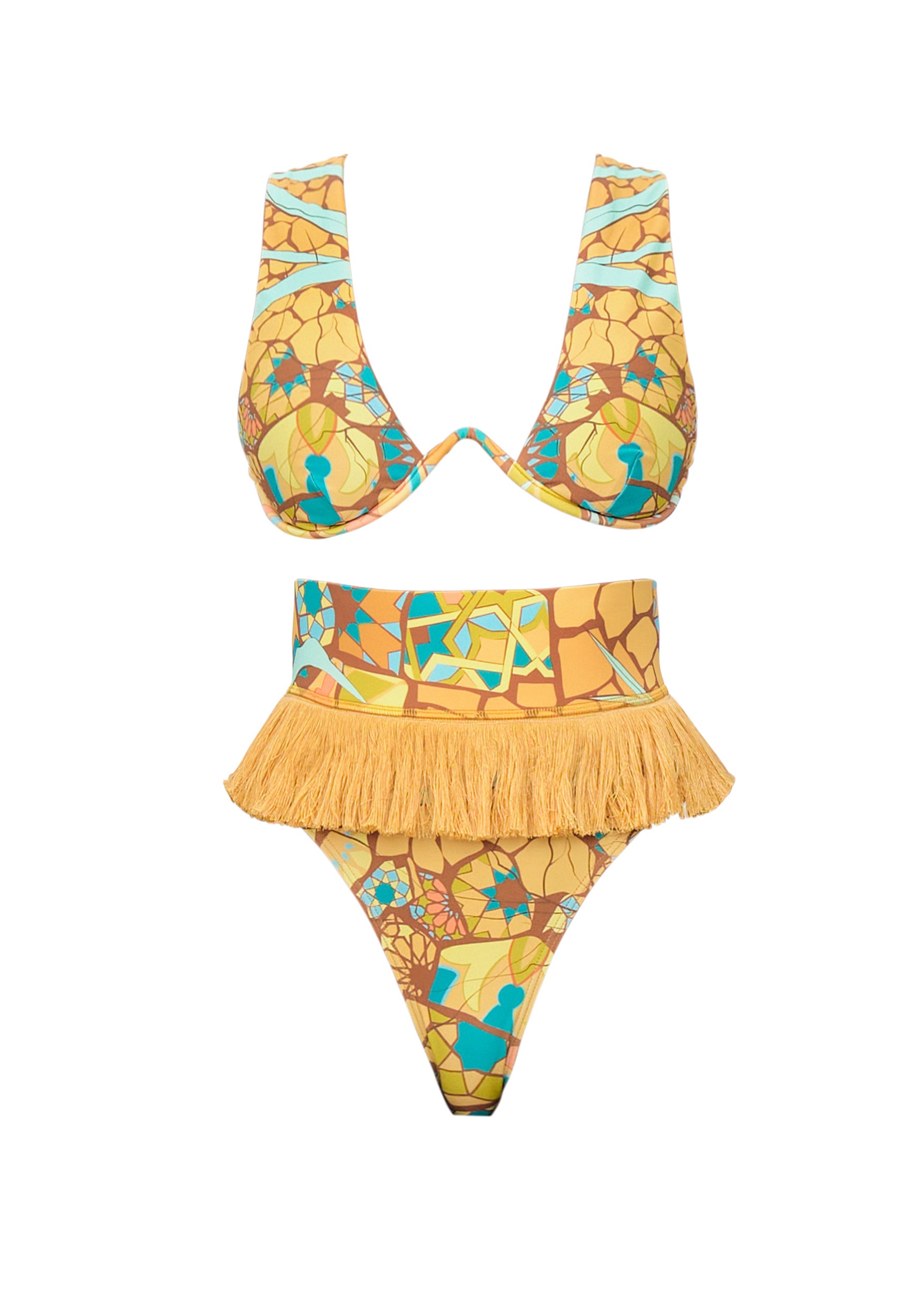 Haut de bikini Lasa imprimé - Ilia Print