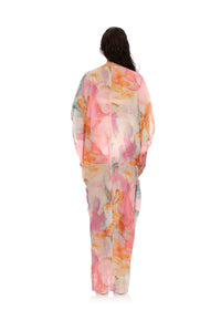 Robe caftan Sayo à manches courtes - Zuli Print