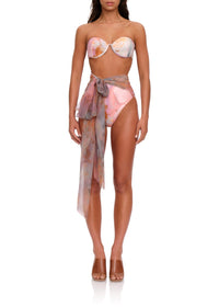 Maillot une piece Ando drapé - Zuli Print