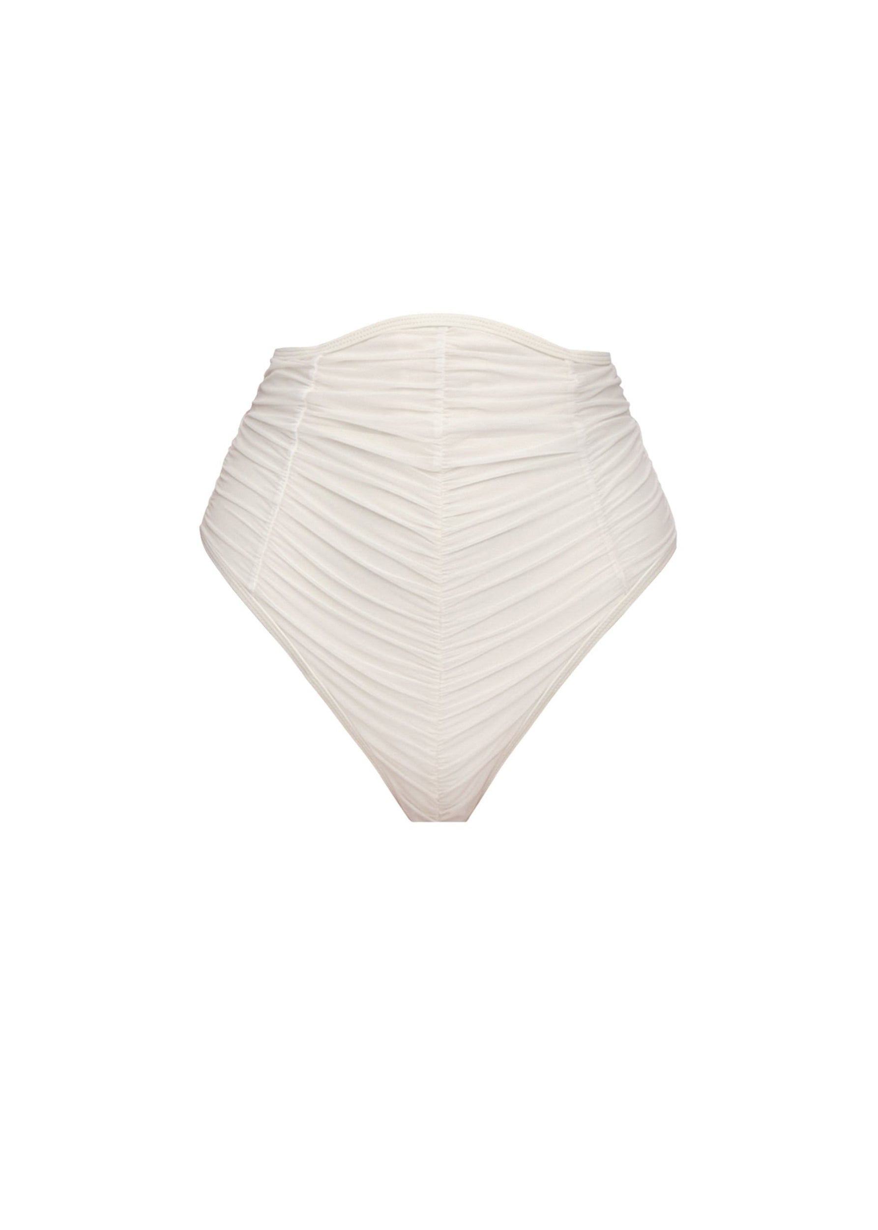 Capa Ruched Bikini Briefs - Limestone