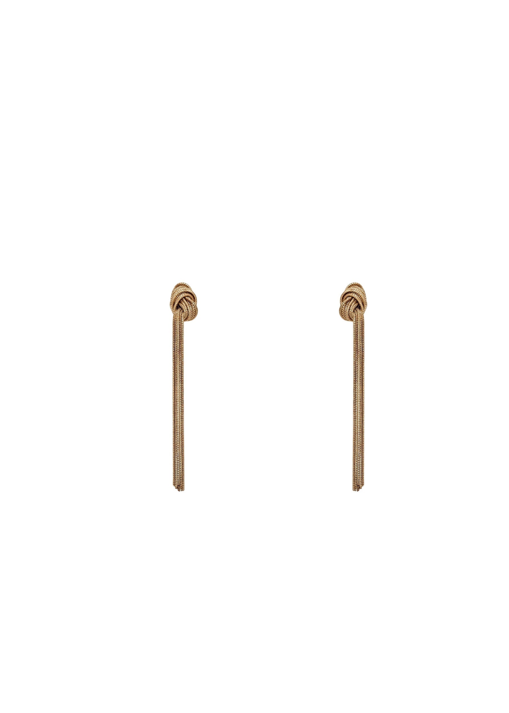 Dani metal earrings - Metal Gold