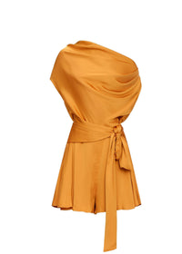 Edah satin jumpsuit - Gold