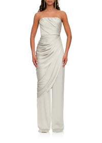 Envo draped bustier jumpsuit - Blue