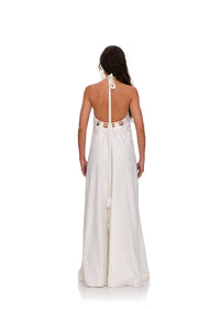 Essi Halter Maxi Dress - Limestone